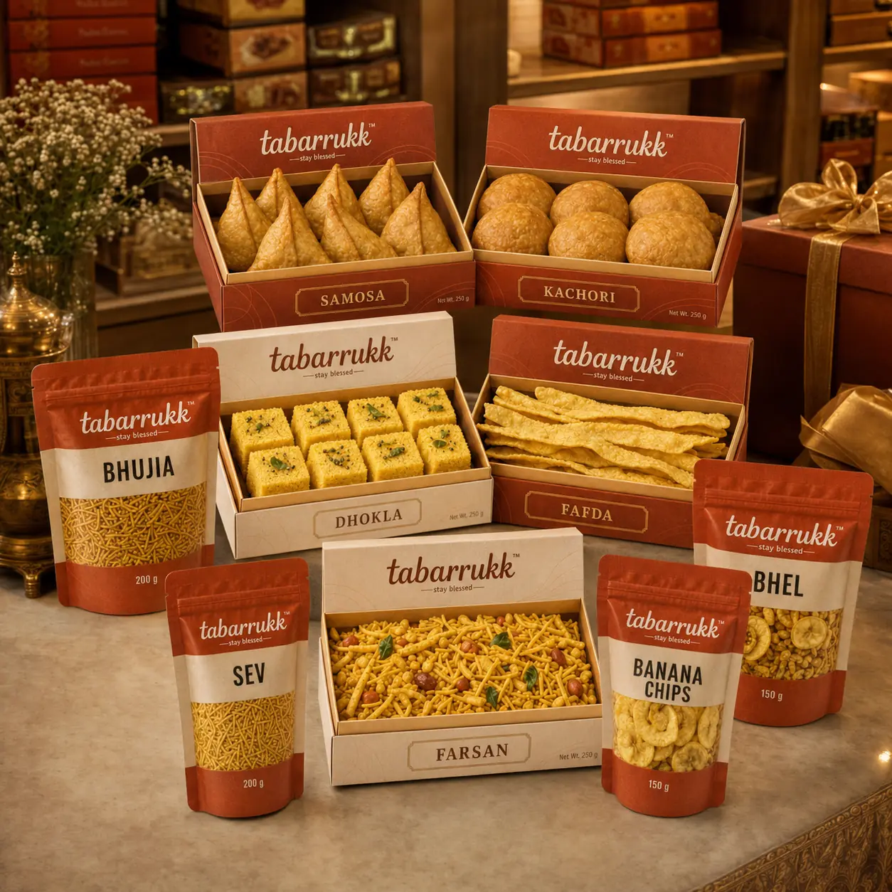 Tabarrukk Snacks product range
